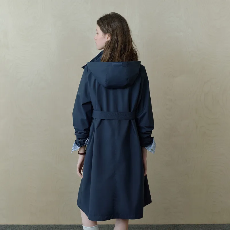 Teenie Weenie Trench Coat Women's Navy Blue-2