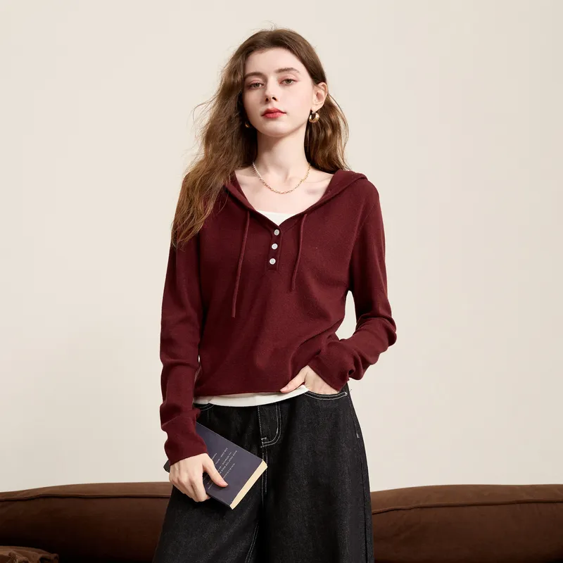 3COLOUR Knitwear Women's Ancora Red-4