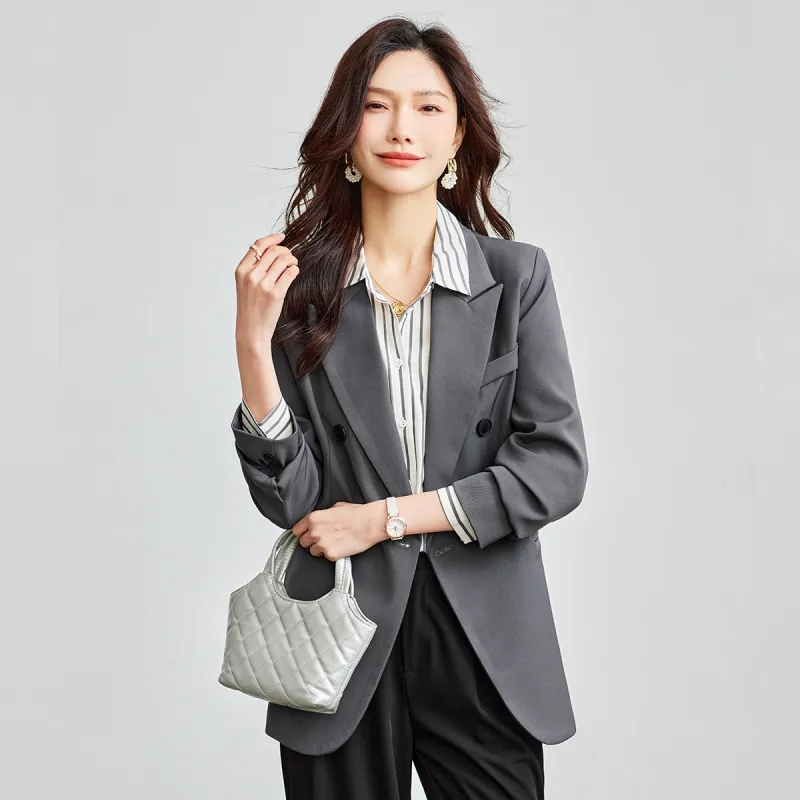 TERRE BLEUE Spring Fall Business Suit Loose Fit Women's-0