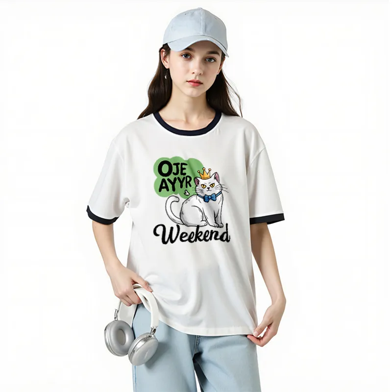 FAIRWHALE Drop Shoulder Sleeve T Shirt Women's-3