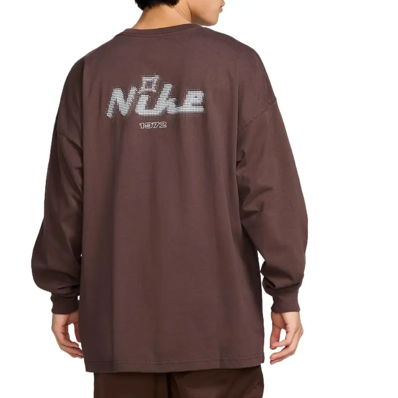 Nike Sportswear T Shirt Men's Brown-1