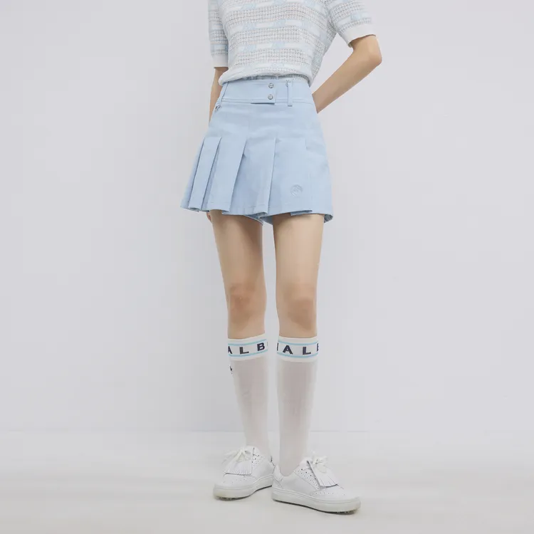 SHUIYUNJIAN Casual Short Skirts Women's Light Blue-2