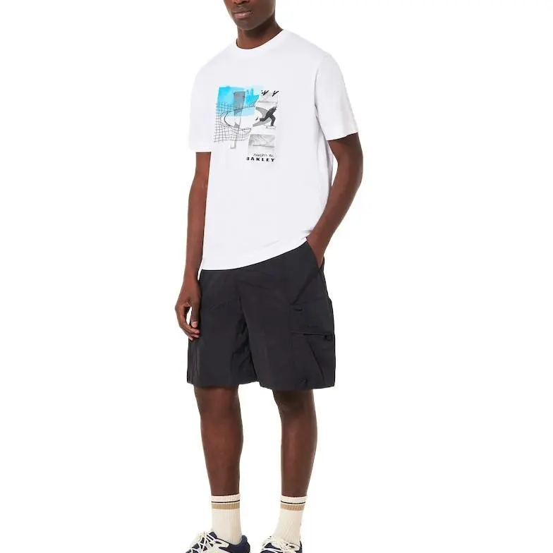 Oakley T Shirts Men White-5