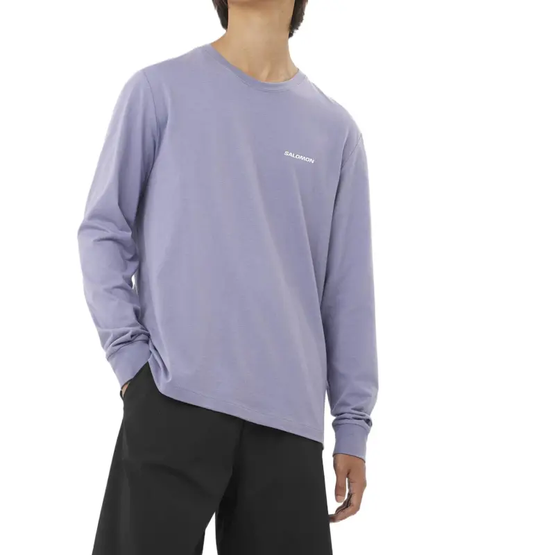 SALOMON T Shirts Men Purple-2
