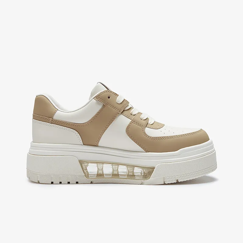 Le Saunda Height Increasing Low Top Skateboard Shoes Women's-3