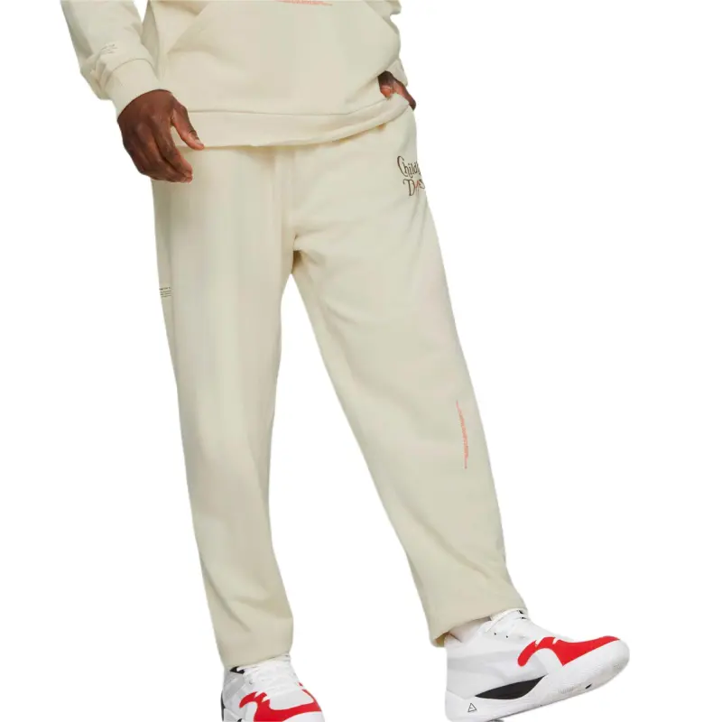 PUMA Casual Pants Men Beige-2