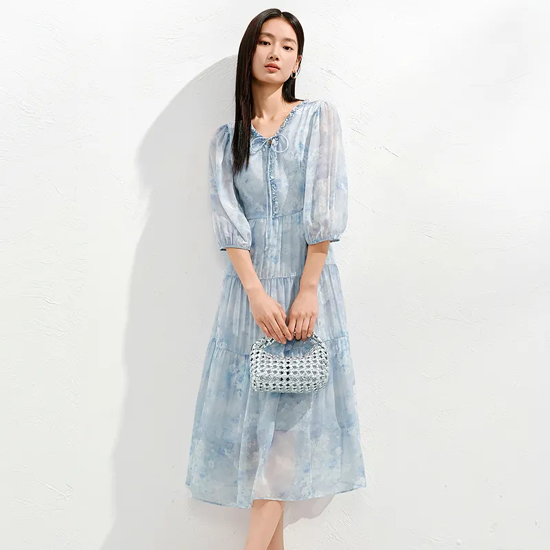 JZ. ANNAKRO Long Sleeved Dress Women's-4