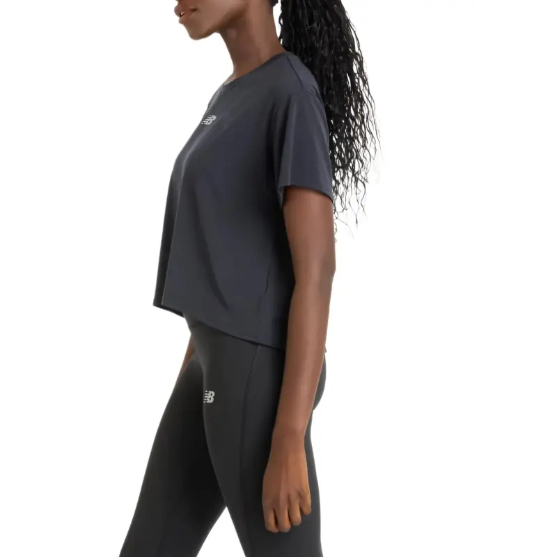 New Balance Drapey Regular T Shirt Women's Black-2