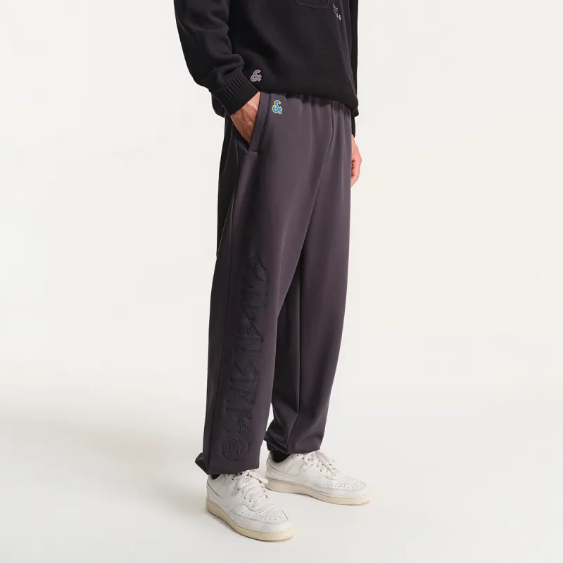 JACK JONES· JACK & JONES NBA Co brand Knitted Sweatpants Men's Dark Gray-3
