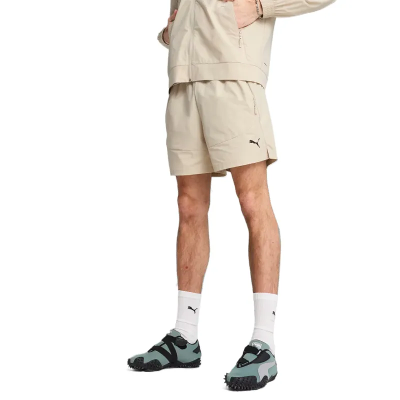 PUMA PUMATECHRELAXED Casual Shorts Men's Beige-4