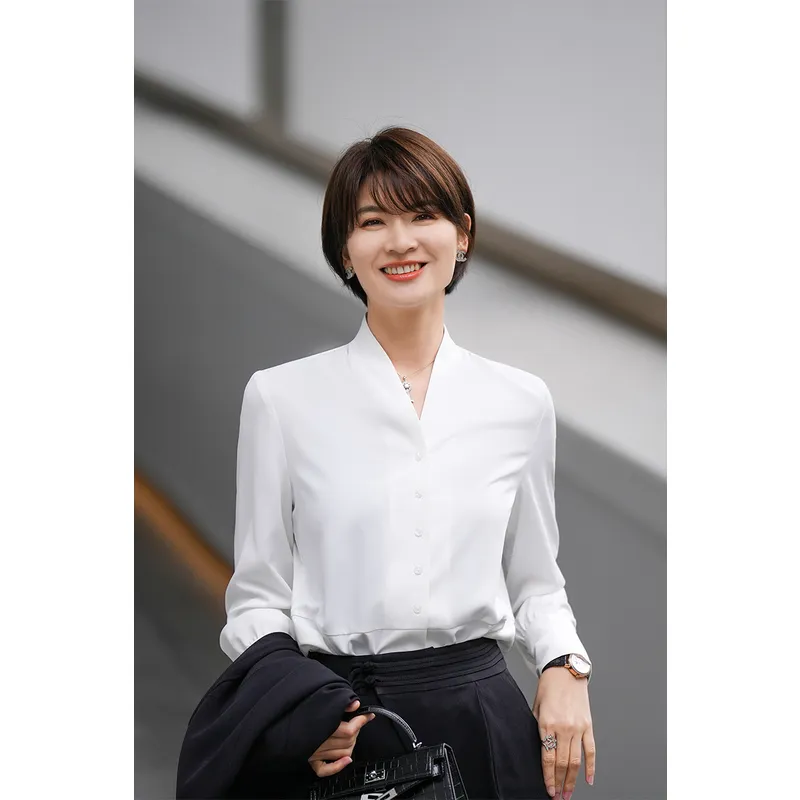 ONE SHALLOW Shirt Women's White-5