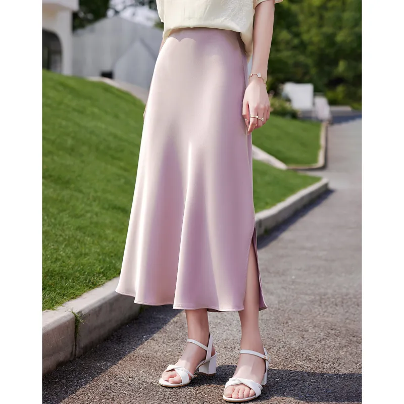 Like The Age Of Water Summer Short Sleeved Dress Regular Women's Purple-5
