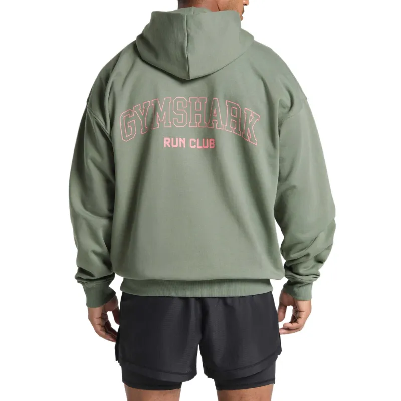 GYMSHARK Running Graphic Hoodie Sweatshirt Men's-5