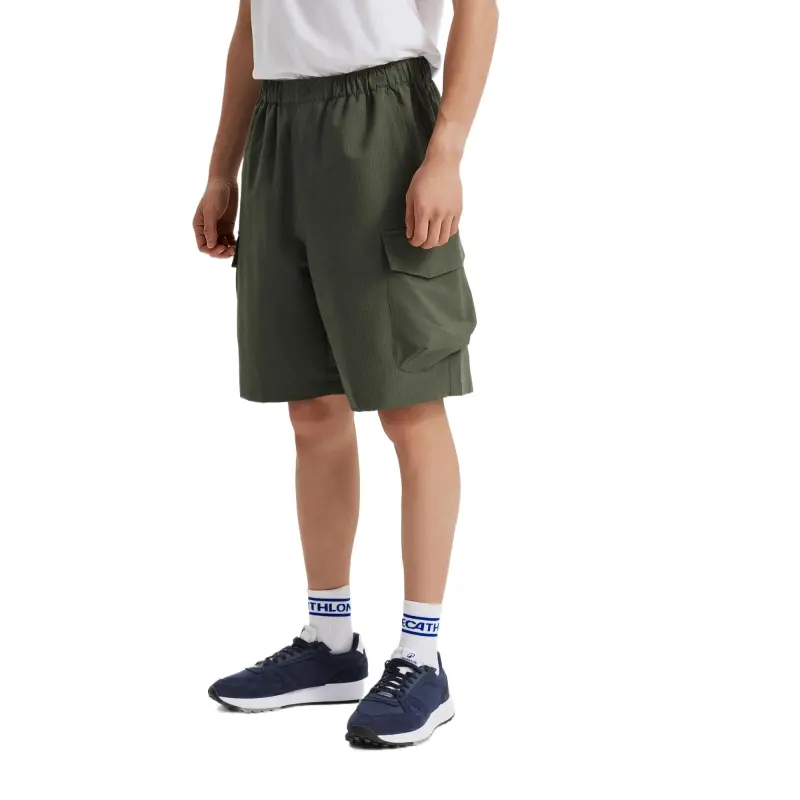 DECATHLON Casual Shorts Men's Khaki Green-2