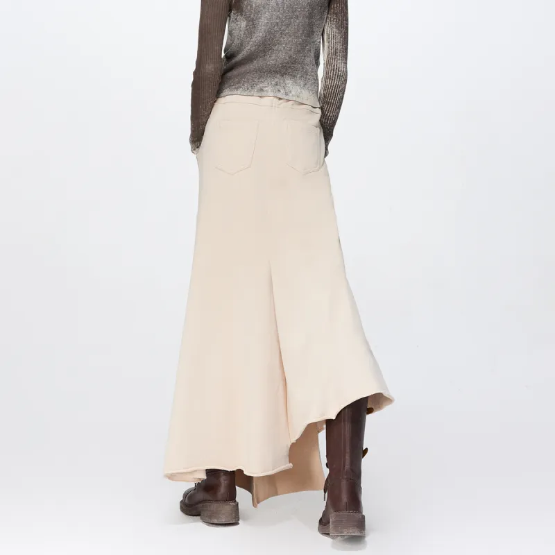 ONLY Casual Long Skirts Women's Cement Sand-3