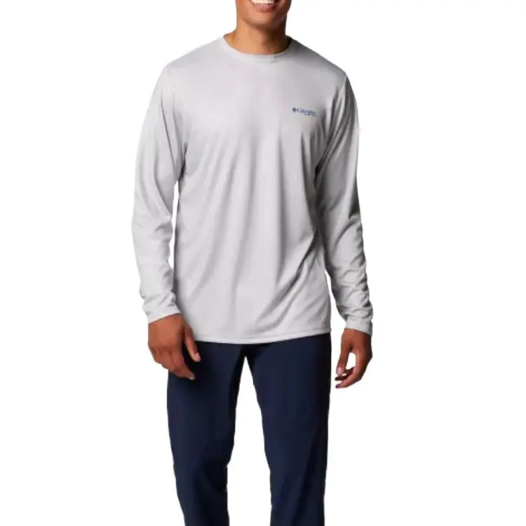 Columbia PFG Terminal Tackle Blackline T-Shirt Men's Gray-3