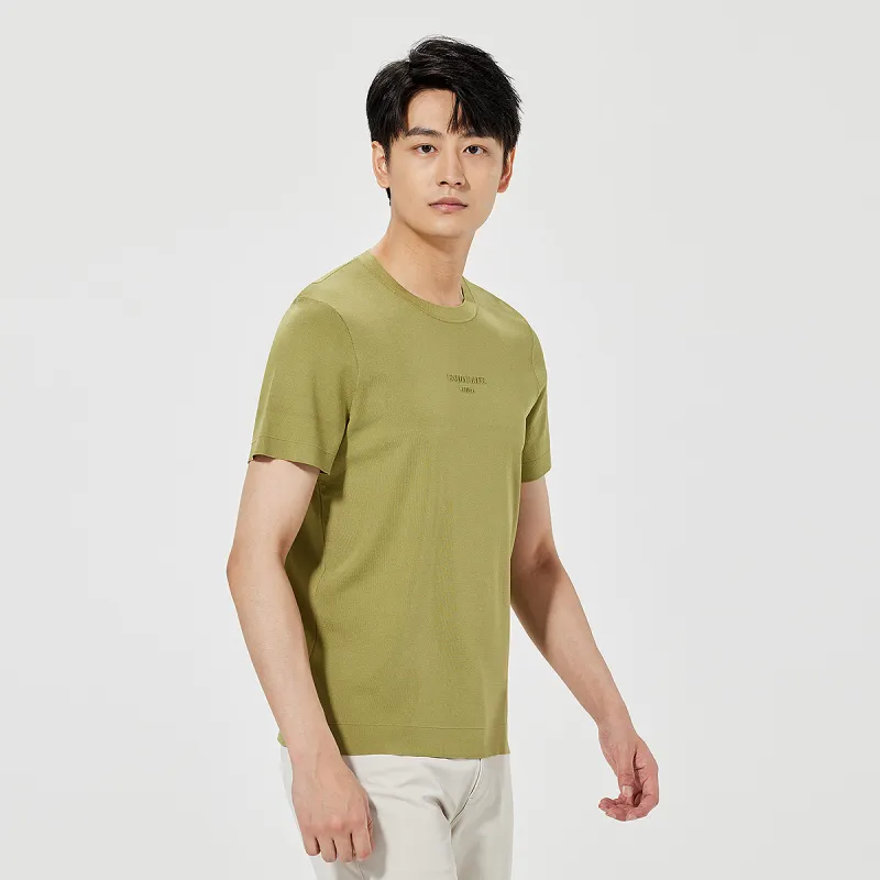 LESS IS MORE T Shirt Men's Light Green-4