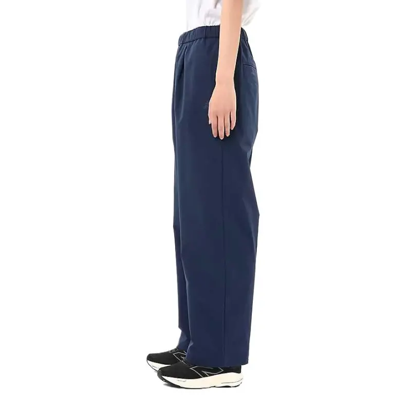 New Balance Soft Shell 1P Wide Easy OUTDOOR Casual Pants Women's Marine Blue-1