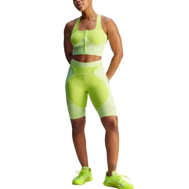 Adidas Free Shipping With AdiClub Adidas By Stella McCartney Two tone Bike Leggings-5