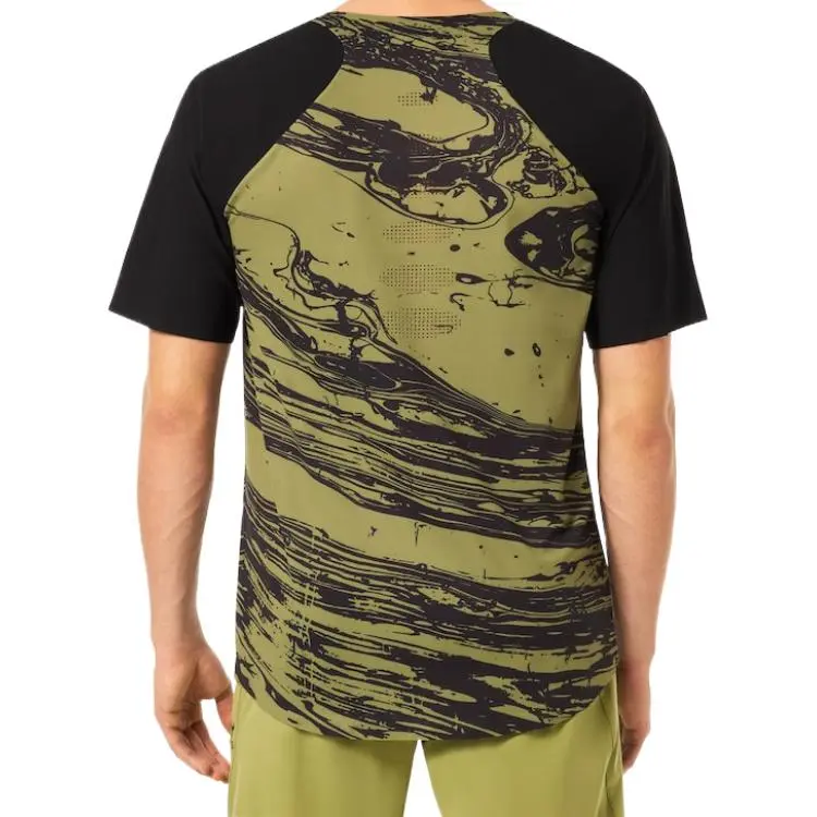 Oakley T Shirt Unisex Binary Swirl Green-5