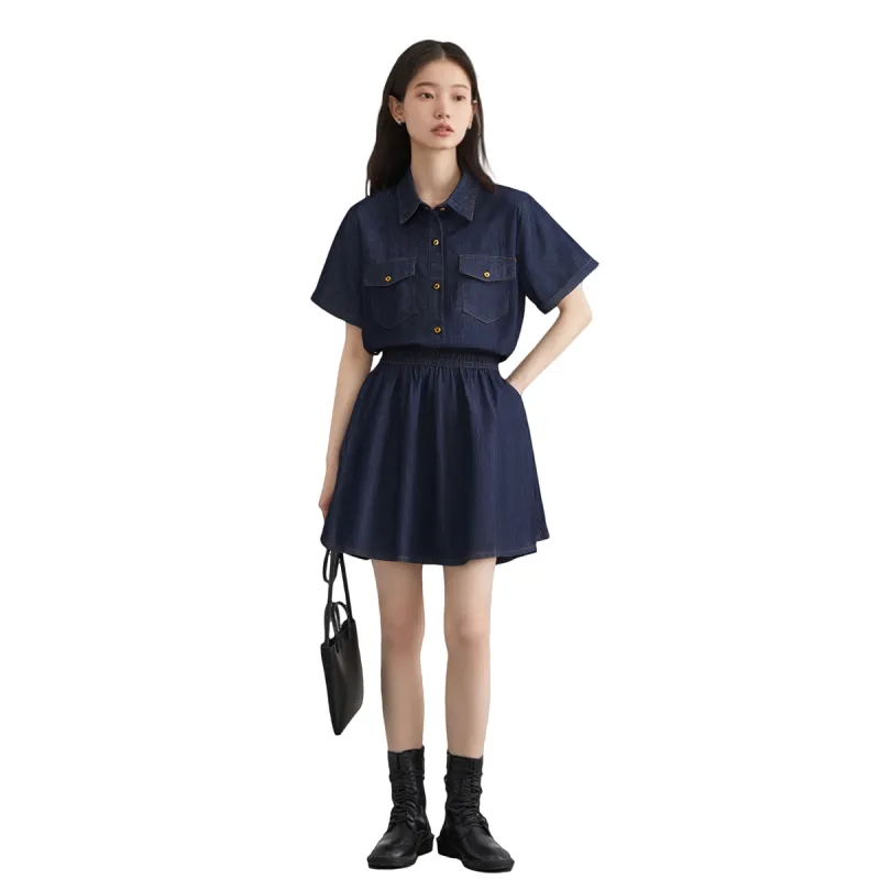 COMMA GIRL Casual Suit Women's Blue-5