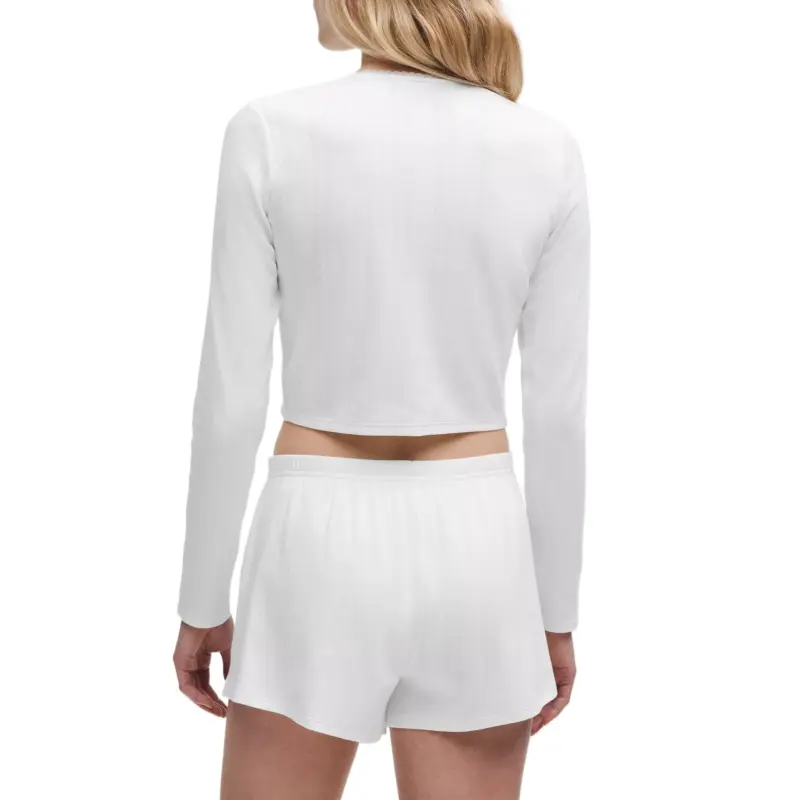Lululemon Cropped Series Cotton Pointelle Shirt Women's-1