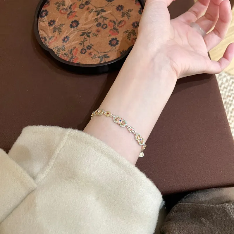 FUYUFU S999 Fine Silver Pure Silver Bracelets Women's-1