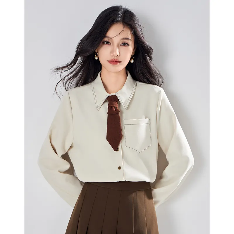 Love Elaine Shirt Women's Apricot-4