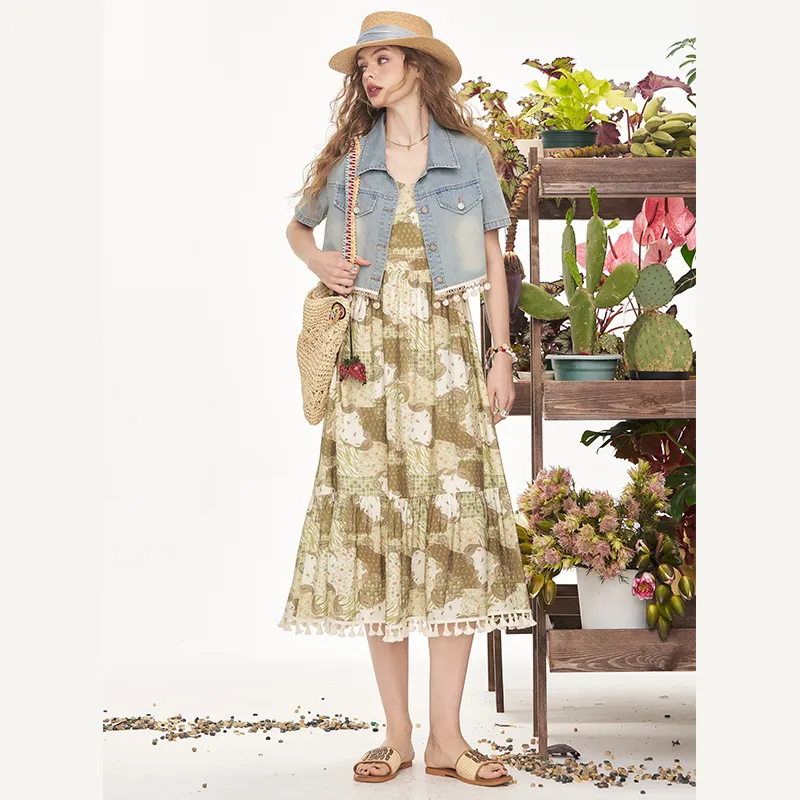 ELF SACK Short Sleeved Dress Women's-5