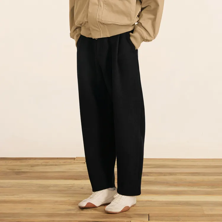 CROQUIS Casual Pants Men's 9OAE17460 001 Jet Black-4