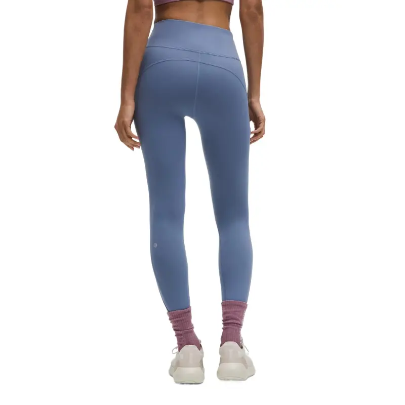 Lululemon Wunder TrainHigh Rise Leggings Women's Denim Blue Washed Denim-1