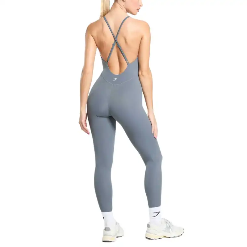 GYMSHARK Jumpsuit Women's Iron Blue-1