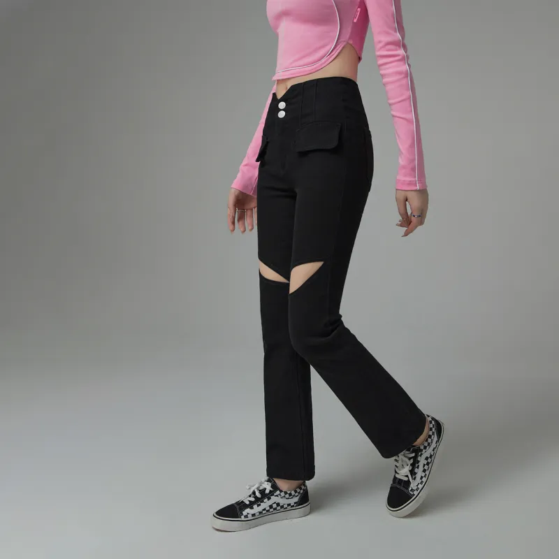CHUU Jeans Women's Black-2