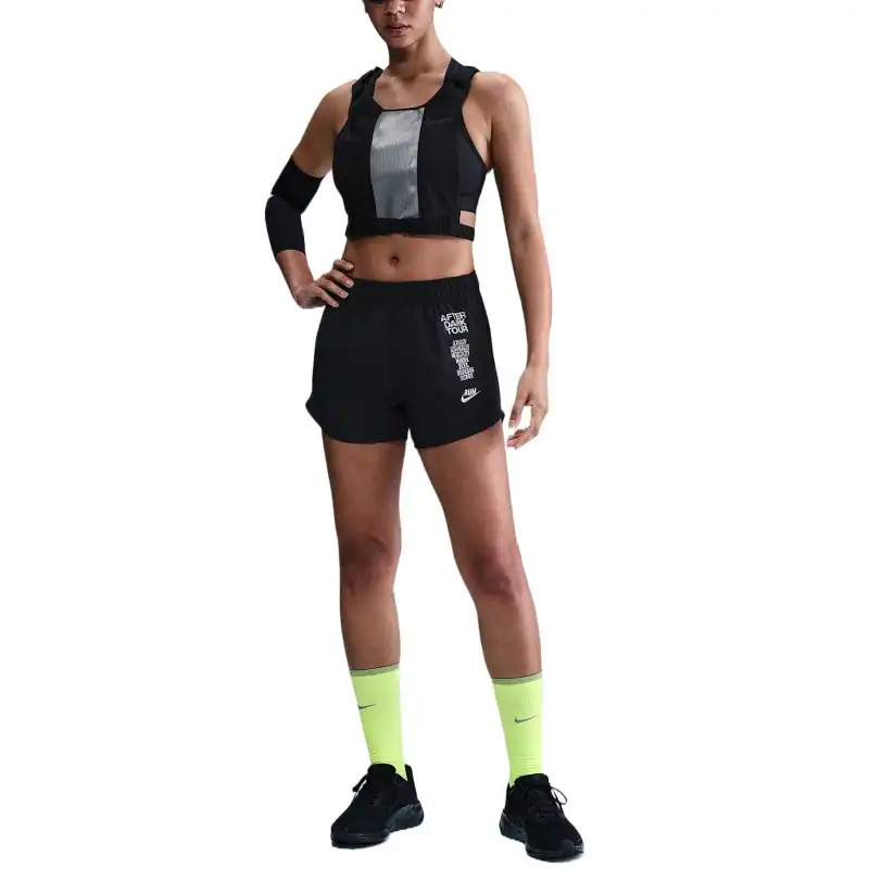 Nike Tempo Women's Dri FIT Mid Rise Brief Lined Running Shorts-2