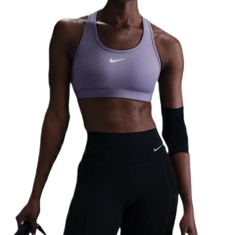 Nike Dri FitSwoosh Medium Support Sports Underwear Women's Purple-2