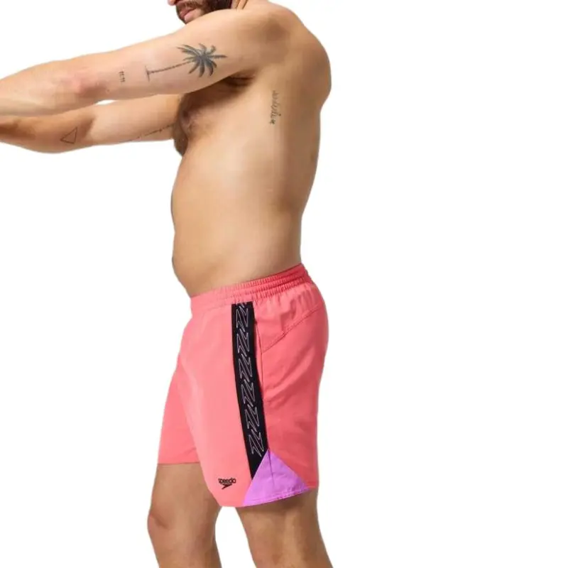 Speedo HyperBoom Splice Swimming Shorts Men's Pink-6