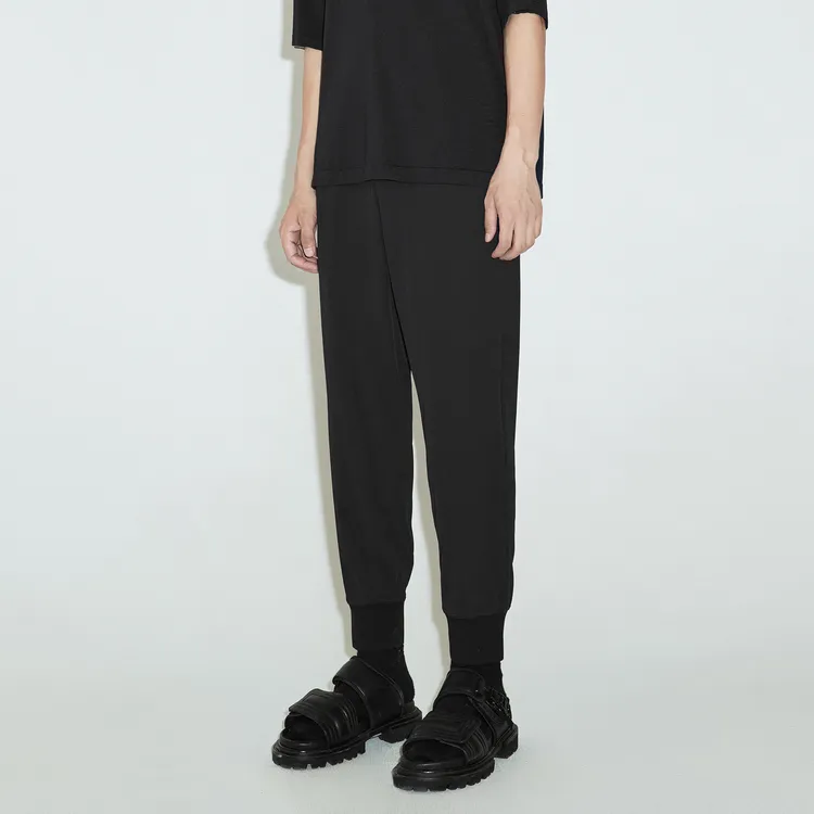 CROQUIS Casual Pants Unisex 001 Jet Black-4