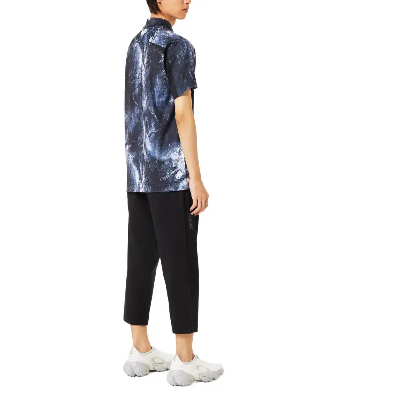 Oakley Skull Bold Omble Mock T Shirt Men's Black Print-7