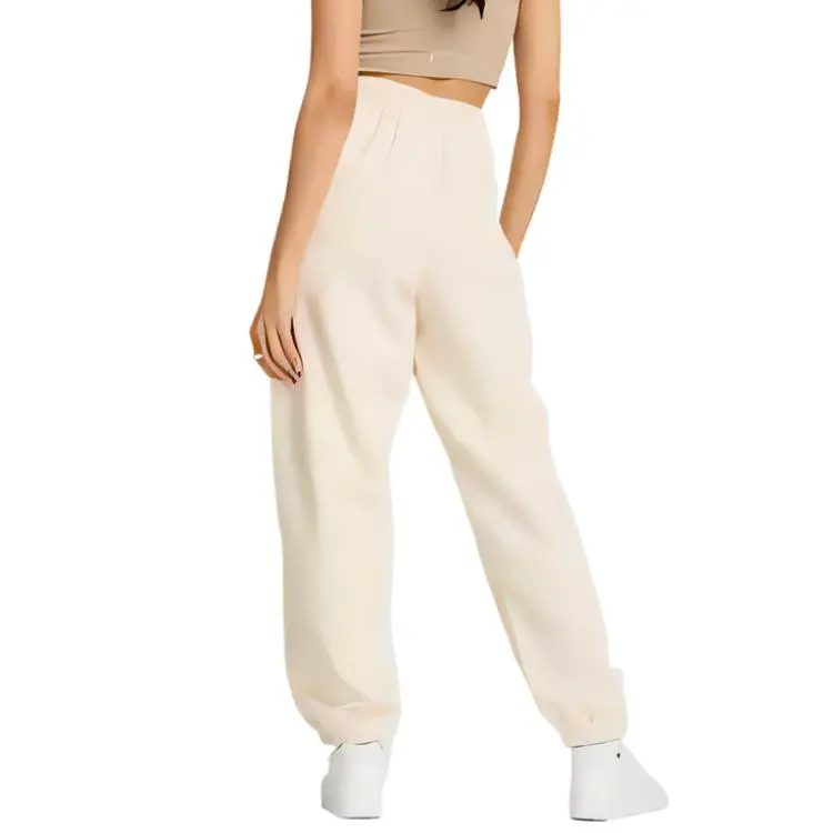 New Balance Athletics French Terry Casual Pants Women's Beige-1