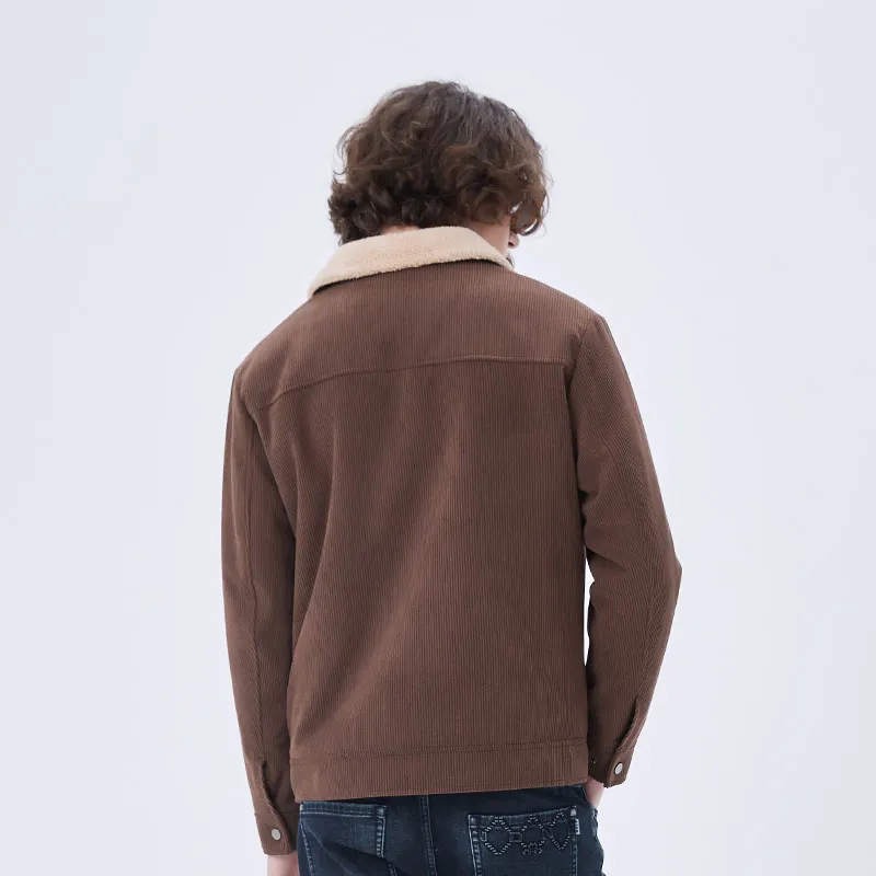 DAVID NAMAN Jackets Coats Men's Brown-5
