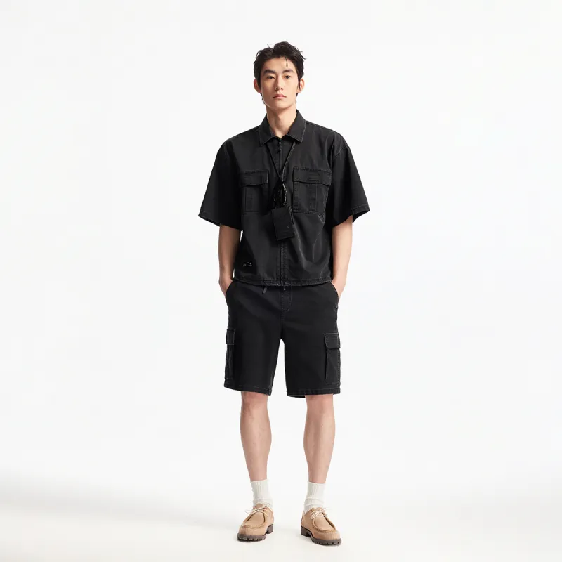 JACK JONES· Shirt Men's E02 Dark Gray Denim-3
