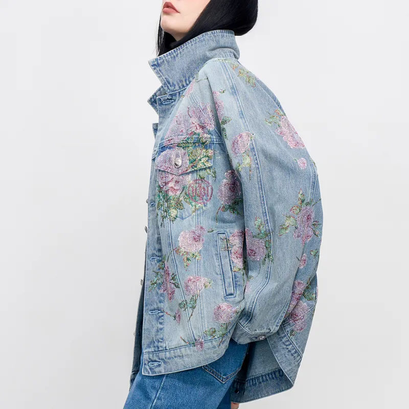TCH Denim Jacket Unisex Denim Light Blue-6
