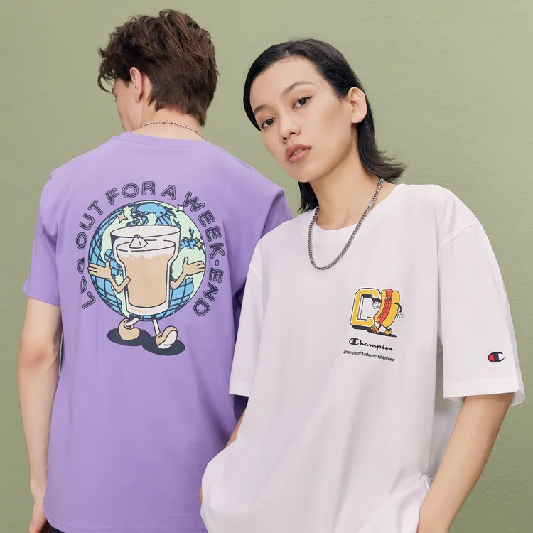 Champion T Shirt Europe Version Unisex-4