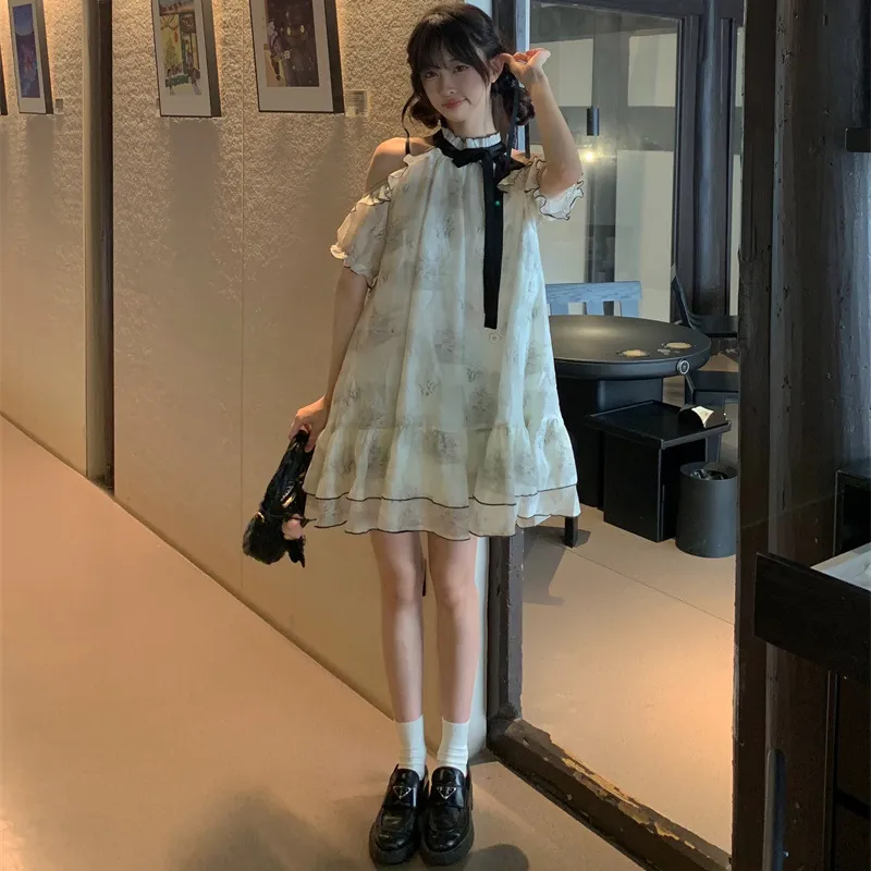 BEAUTIFUL CONFESSION Short Sleeved Dress Women's Multicolor-4