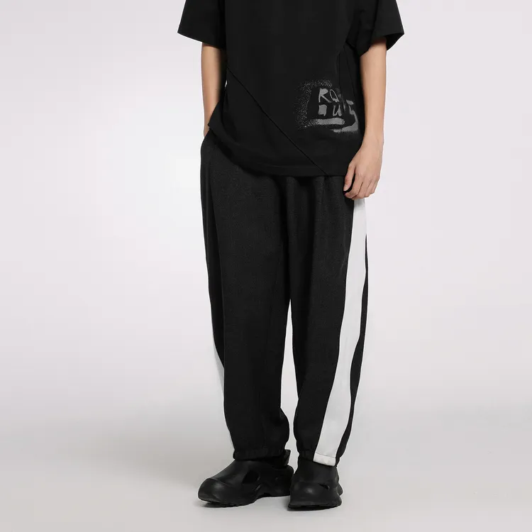 CROQUIS Casual Pants Unisex 070 Dark Mixed Gray-3