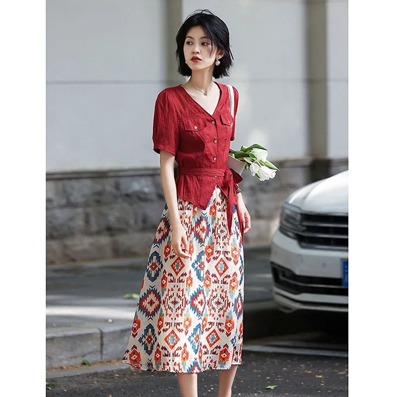 A Paradise For Awakening Skirt Set Women's-1