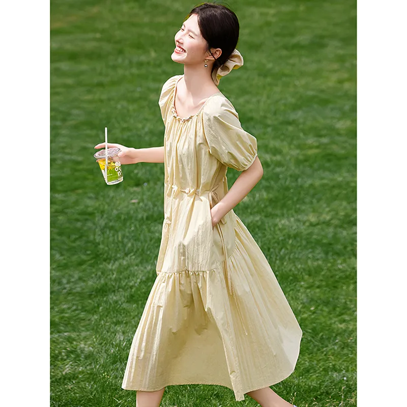 A Paradise For Awakening Short Sleeved Dress Women's-2