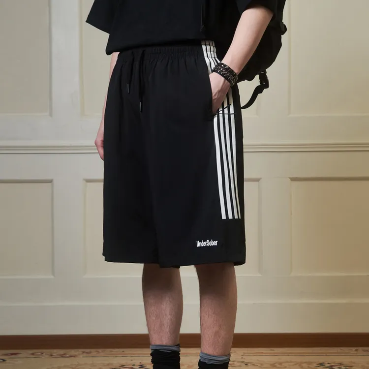 Undersober Casual Shorts Unisex Black-2