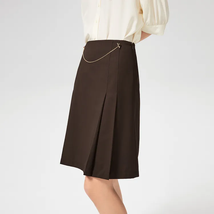 OVV Casual Short Skirts Women's Red Brown 51-4