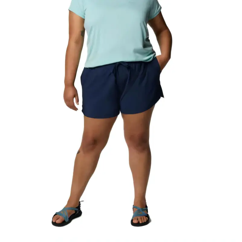Columbia Bogata Bay Casual Shorts Women's Marine Blue-3